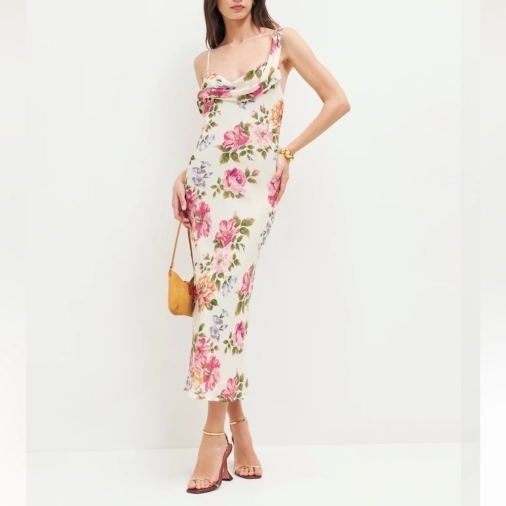 REFORMATION | Reya Viscose Dress | Floral